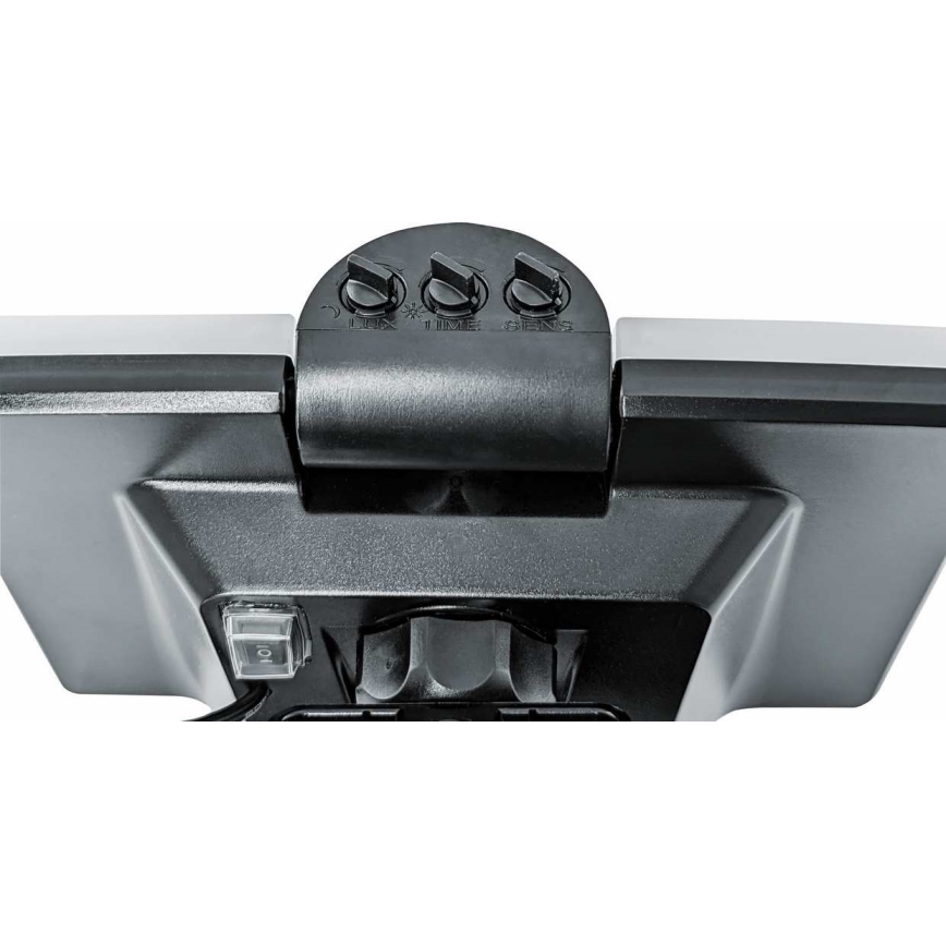 LED sieninis šviestuvas su jutikliu, įkraunamas saulės energija LED/12W/3,7V 4000 mAh IP54