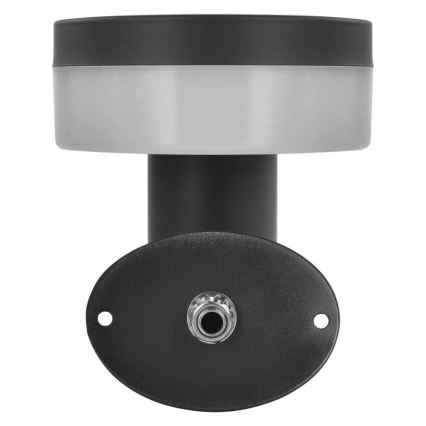 LED sieninis šviestuvas su jutikliu, įkraunamas saulės energija LED/2W/3,7V 1200 mAh IP44