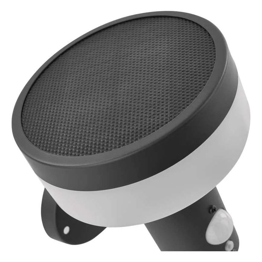 LED sieninis šviestuvas su jutikliu, įkraunamas saulės energija LED/2W/3,7V 1200 mAh IP44