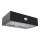 LED sieninis šviestuvas su jutikliu, įkraunamas saulės energija LED/3W/3,7V 3000K/4000K IP65 1200 mAh juoda