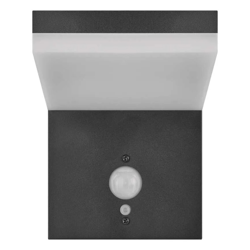 LED sieninis šviestuvas su jutikliu, įkraunamas saulės energija LED/4,4W/3,7V 2200 mAh IP44