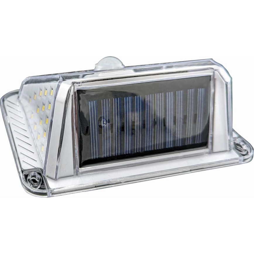 LED sieninis šviestuvas su jutikliu, įkraunamas saulės energija LED/5W/3,7V 1200 mAh IP44