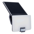 LED sieninis šviestuvas su jutikliu, įkraunamas saulės energija LED/8W/3,7V 2000 mAh IP54