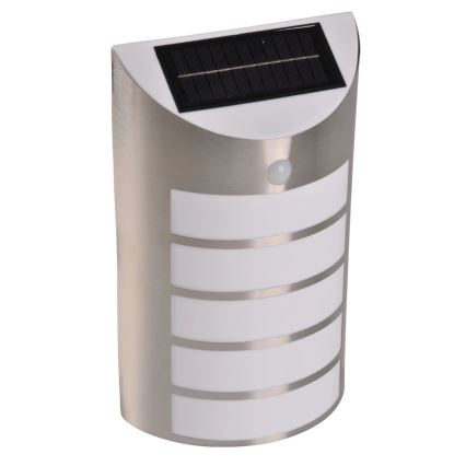 LED sieninis šviestuvas su jutikliu, įkraunamas saulės energija SAFFO LED/3,7V 2000 mAh IP44