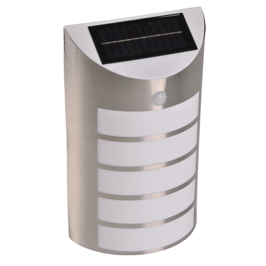 LED sieninis šviestuvas su jutikliu, įkraunamas saulės energija SAFFO LED/3,7V 2000 mAh IP44