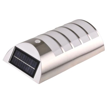 LED sieninis šviestuvas su jutikliu, įkraunamas saulės energija SAFFO LED/3,7V 2000 mAh IP44