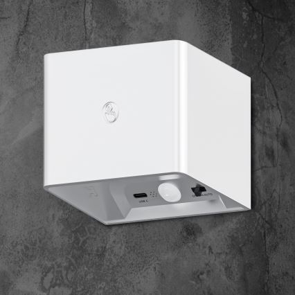 LED Pritemdomas siena jutiklinė šviestuvas su jutikliu MIRI LED/2,5W/3,7V 3000/4000/6400K 4000 mAh balta