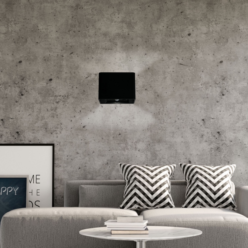 LED Pritemdomas siena jutiklinė šviestuvas su jutikliu MIRI LED/2,5W/3,7V 3000/4000/6400K 4000 mAh juoda