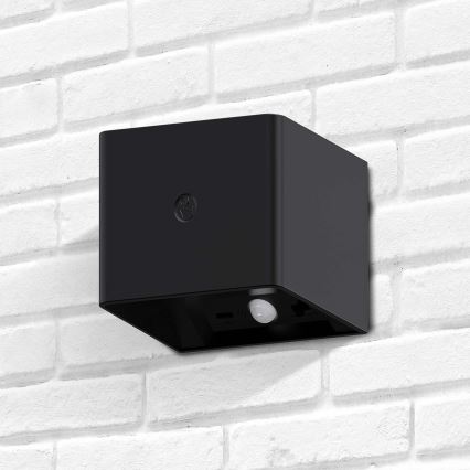 LED Pritemdomas siena jutiklinė šviestuvas su jutikliu MIRI LED/2,5W/3,7V 3000/4000/6400K 4000 mAh juoda