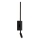 LED sieninis šviestuvas TORCH LED/6W/230V + LED/3W juodas