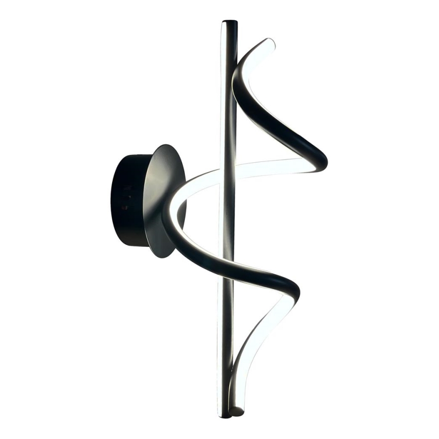 LED sieninis šviestuvas TWIST LED/12W/230V juoda