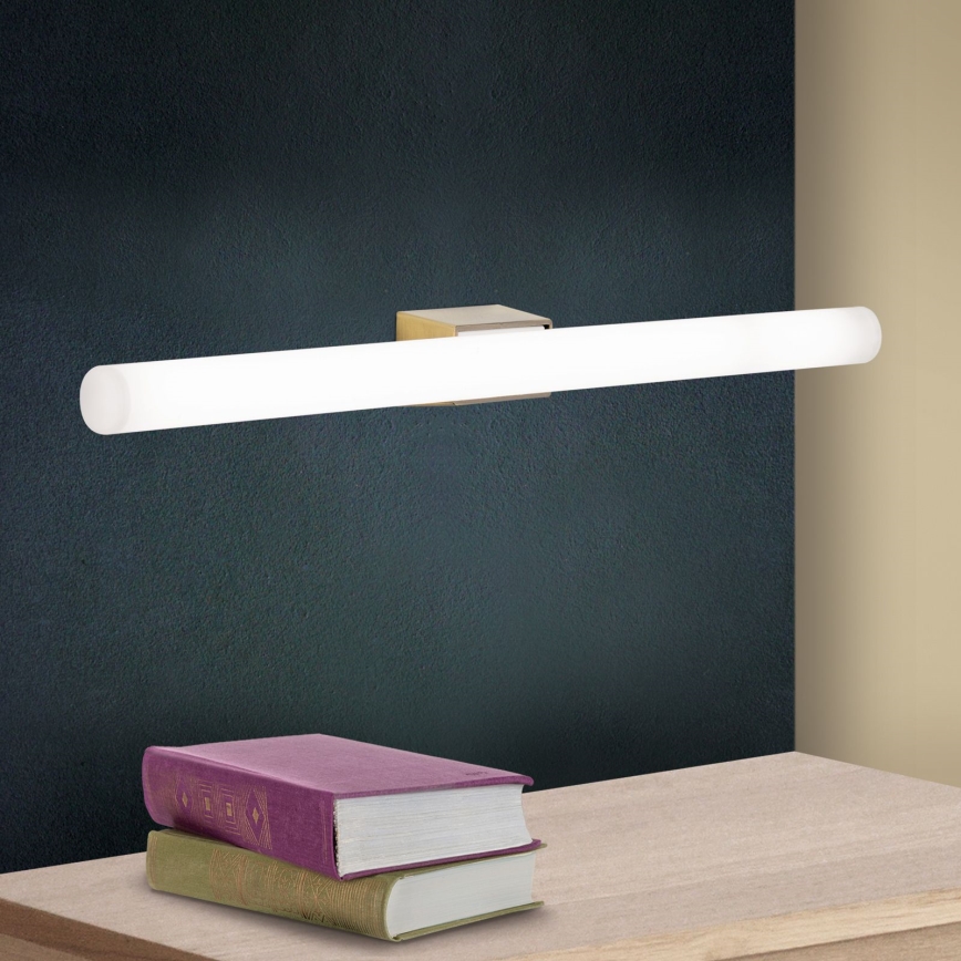 LED sieninis šviestuvas VISAGIST 1xS14d/8W/230V žalvaris