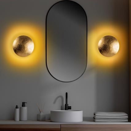 LED sieninis šviestuvas YOSMA LED/5W/230V 3000K auksas