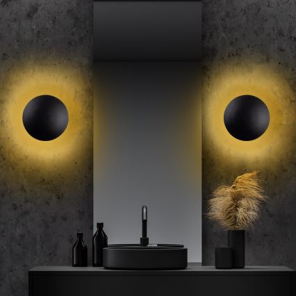 LED sieninis šviestuvas YOSMA LED/5W/230V 3000K juoda/varis