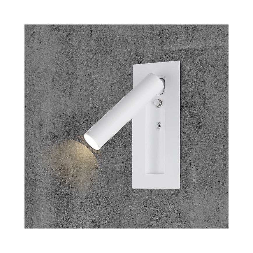 LED sieninis taškinis šviestuvas LED/2W/230V 3000K balta