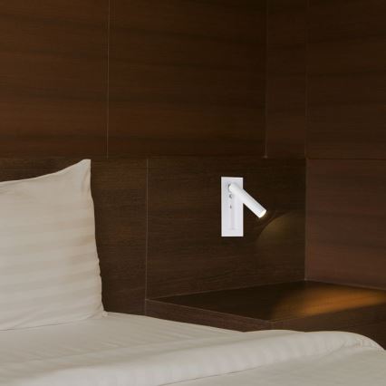 LED sieninis taškinis šviestuvas LED/2W/230V 3000K baltas