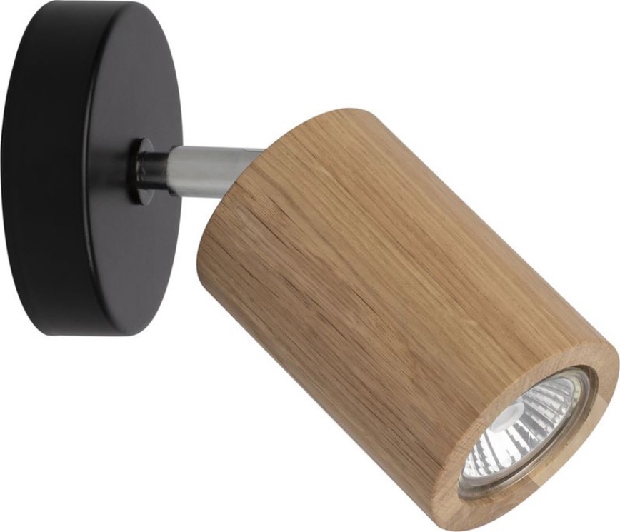 LED Sieninis taškinis šviestuvas MATTI 1xGU10/5W/230V ąžuolas