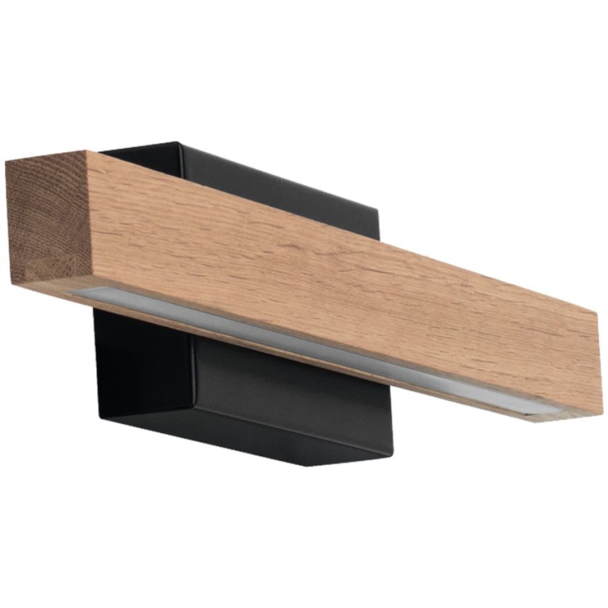 LED Sieninis vonios šviestuvas AQUAVIVA LED/6W/230V 40 cm IP44 ąžuolas