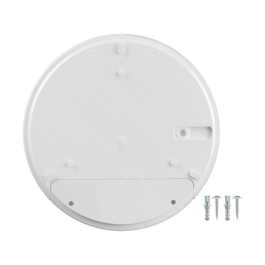 LED Sieninis vonios šviestuvas su jutikliu SAMSUNG CHIP LED/15W/230V 3000/4000/6000K IP44 balta