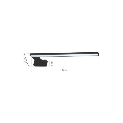 LED Sieninis vonios šviestuvas SHINE 1xLED/11W/230V IP44