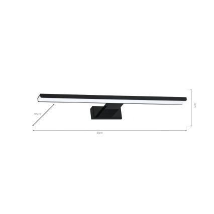 LED Sieninis vonios šviestuvas SHINE 1xLED/13,8W/230V IP44