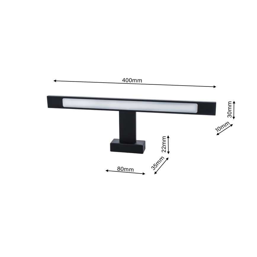 LED Sieninis vonios šviestuvas SHINE 1xLED/7W/230V IP44