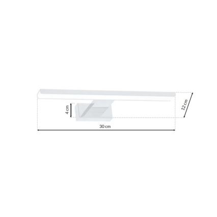 LED Sieninis vonios šviestuvas SHINE 1xLED/7W/230V IP44