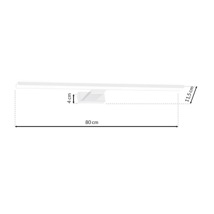 LED Sieninis vonios šviestuvas SHINE WHITE LED/15W/230V IP44