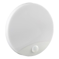 LED Sieninis vonios šviestuvas su jutikliu SAMSUNG CHIP LED/15W/230V 3000/4000/6000K IP44 balta