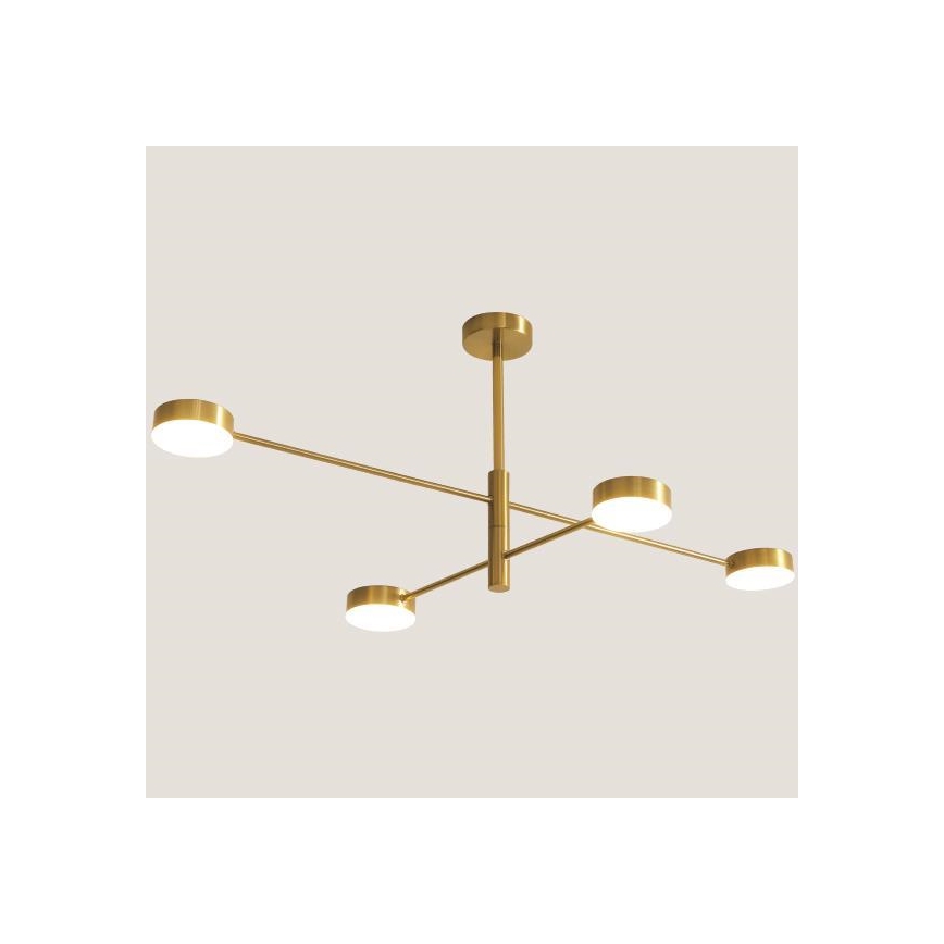 LED sietynas 4xLED/12W/230V 4000K auksas