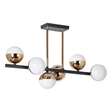 LED sietynas 6xLED/7W/230V auksas/juoda