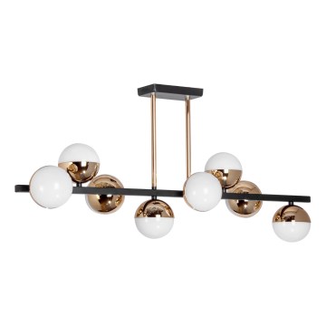 LED sietynas 8xLED/7W/230V auksas/juoda