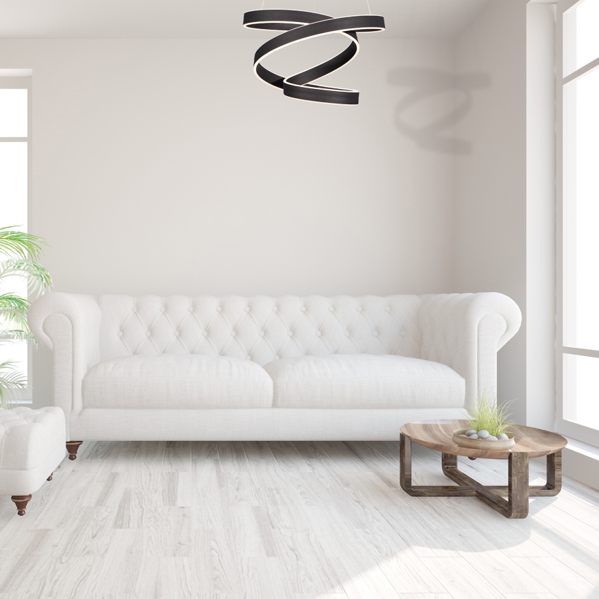 LED Sietynas ant virvės ANDROMEDA LED/45W/230V