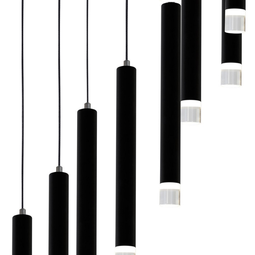 LED Sietynas ant virvės CARBON 12xLED/12W/230V