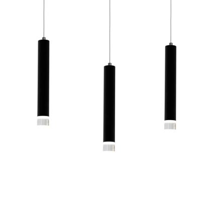 LED Sietynas ant virvės CARBON 3xLED/15W/230V