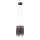 LED Sietynas ant virvės CASCATA BLACK LED/18W/230V