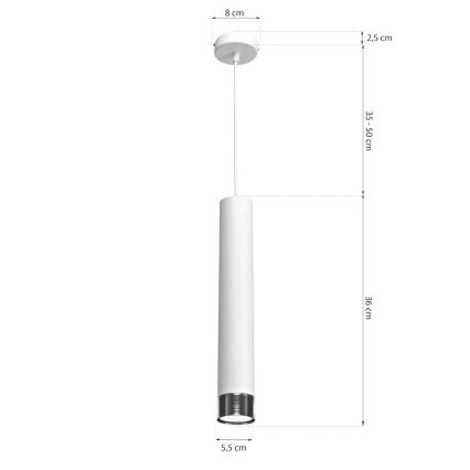 LED Sietynas ant virvės DANI 1xGU10/8W/230V