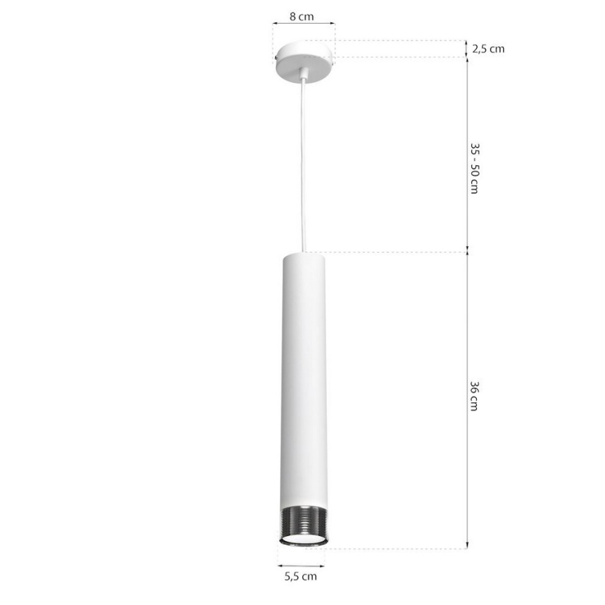 LED Sietynas ant virvės DANI 1xGU10/8W/230V