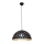LED Sietynas ant virvės LISA BLACK 1xE27/60W/230V