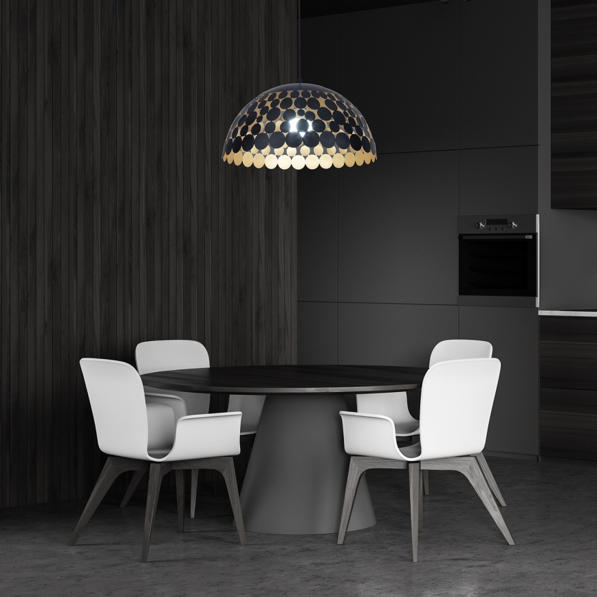 LED Sietynas ant virvės LISA BLACK 1xE27/60W/230V