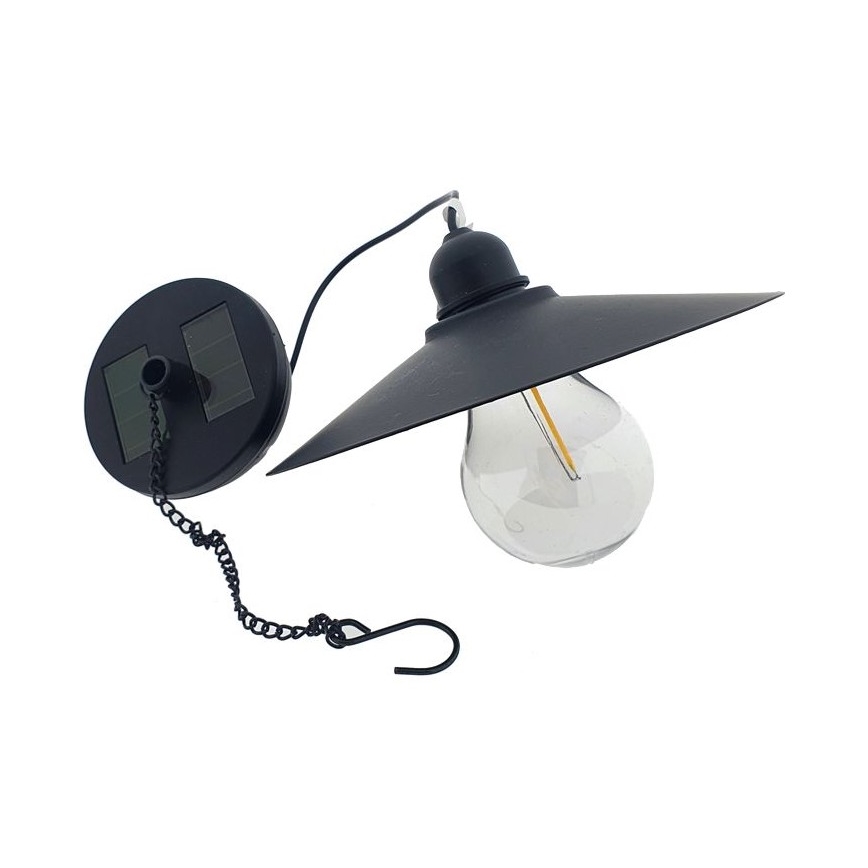 LED sietynas, įkraunamas saulės energija ant stygos DINA 1,2V 200 mAh IP44