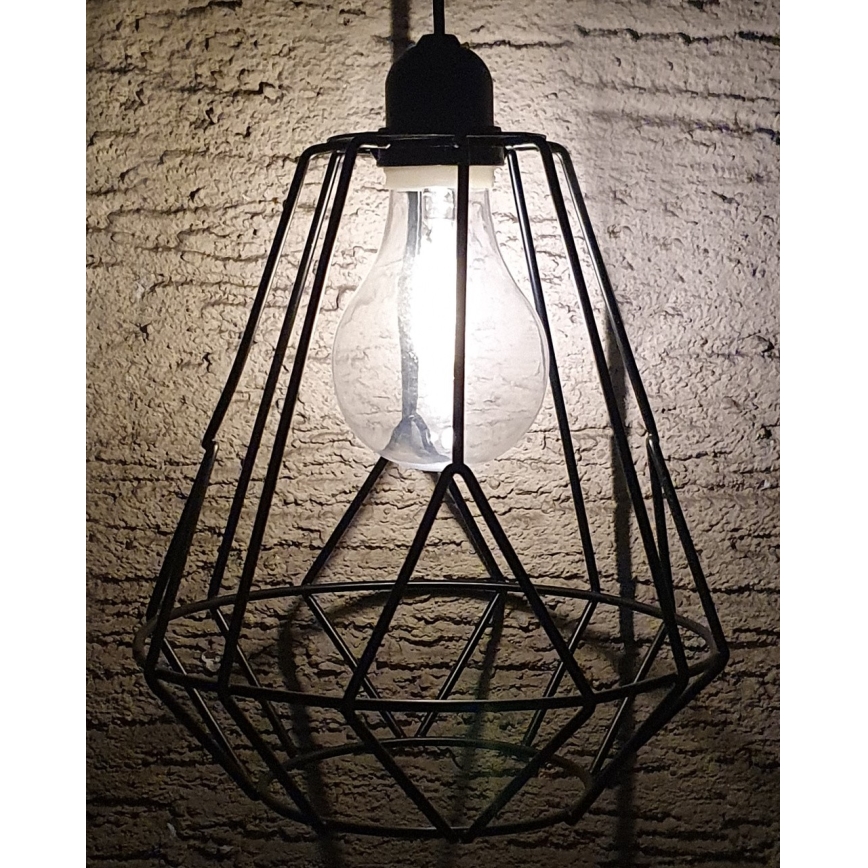 LED sietynas, įkraunamas saulės energija ant stygos KATTY 1,2V 300 mAh IP44