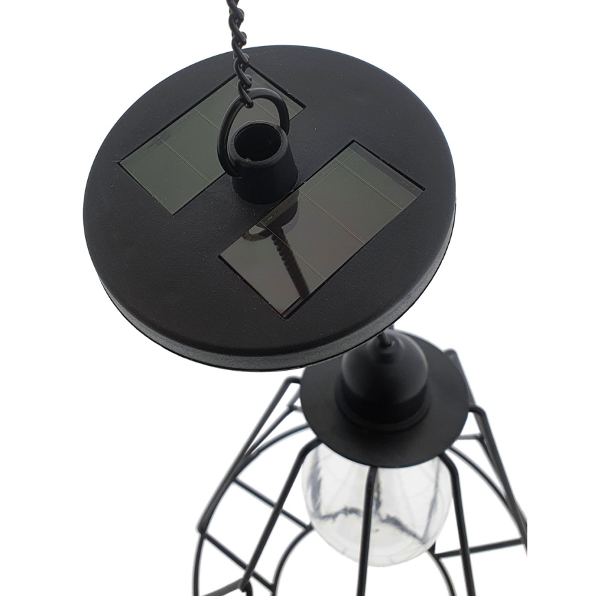 LED sietynas, įkraunamas saulės energija ant stygos KATTY 1,2V 300 mAh IP44