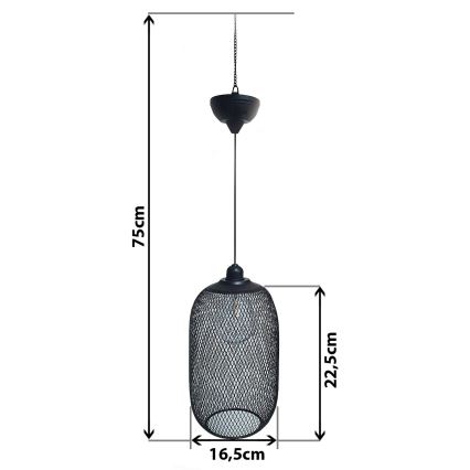 LED sietynas, įkraunamas saulės energija ant stygos MEGGY 1,2V 200 mAh IP44