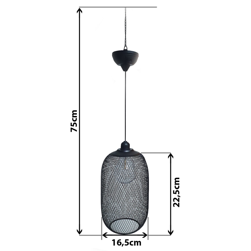 LED sietynas, įkraunamas saulės energija ant stygos MEGGY 1,2V 200 mAh IP44