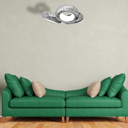 LED sietynas, kabinamas ant virvės MERCURIO 3xLED/12W/230V