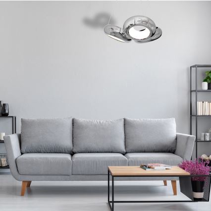 LED sietynas, kabinamas ant virvės MERCURIO 3xLED/12W/230V