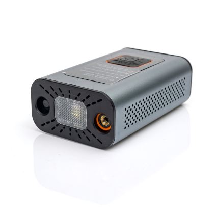 LED Skaitmeninis kišeninis kompresorius 3in1 4000 mAh 5W juoda