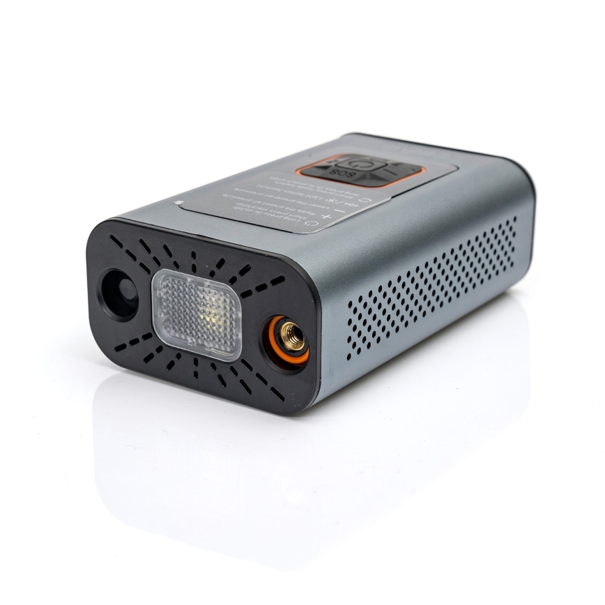 LED Skaitmeninis kišeninis kompresorius 3in1 4000 mAh 5W juoda
