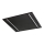 LED Skydelis ALGINE LED/44W/230V 60x60 cm 4000K UGR<16 juodas
